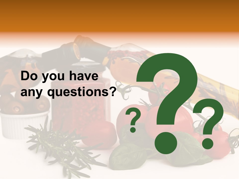 Italy Herb Ingredient PowerPoint Template