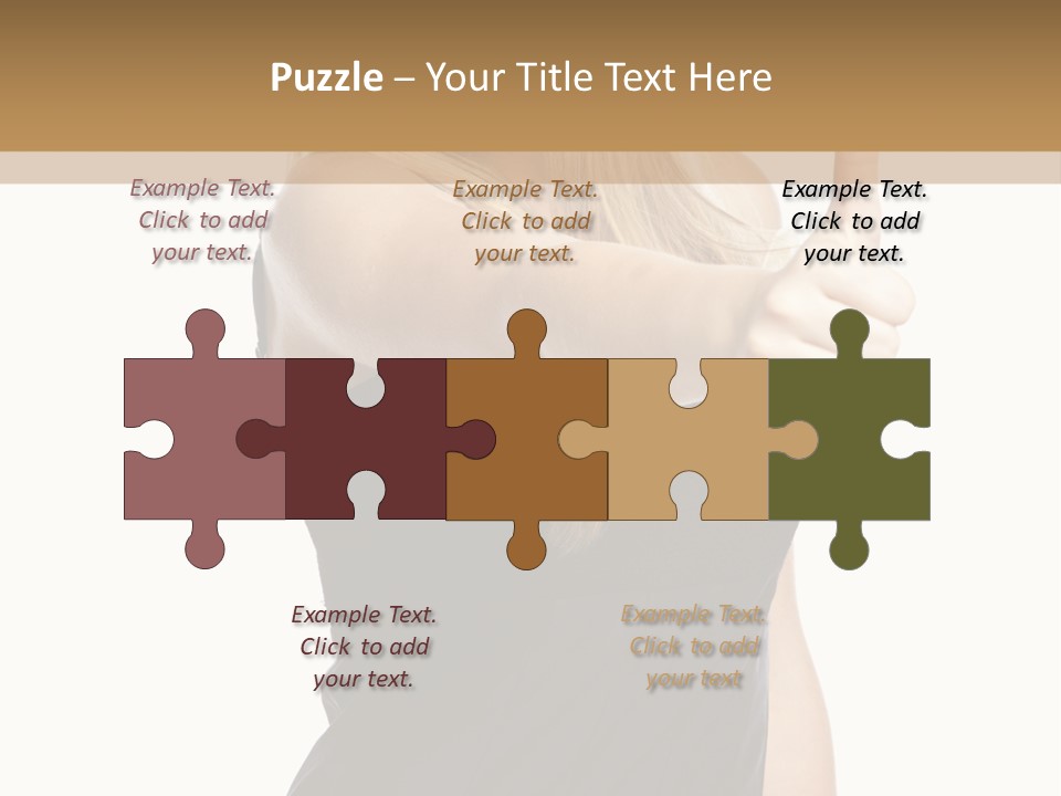 Finger Beautiful Young PowerPoint Template