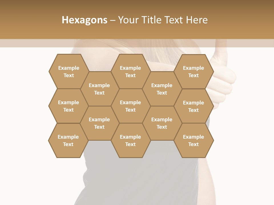 Finger Beautiful Young PowerPoint Template