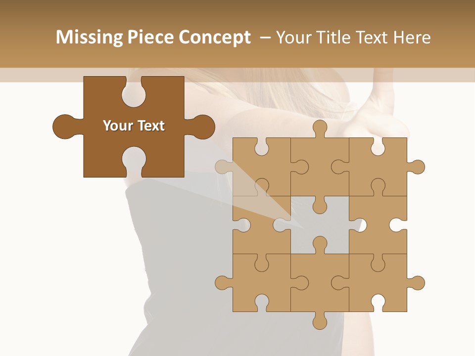 Finger Beautiful Young PowerPoint Template