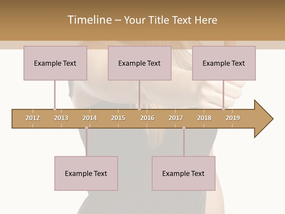 Finger Beautiful Young PowerPoint Template