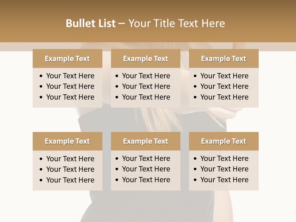 Finger Beautiful Young PowerPoint Template