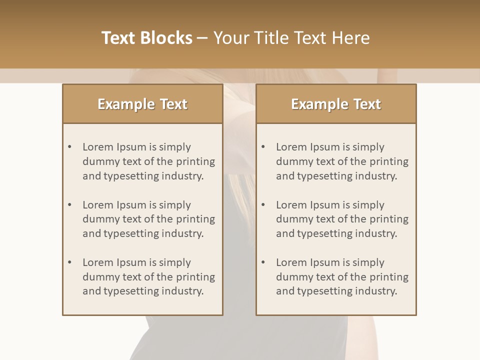 Finger Beautiful Young PowerPoint Template