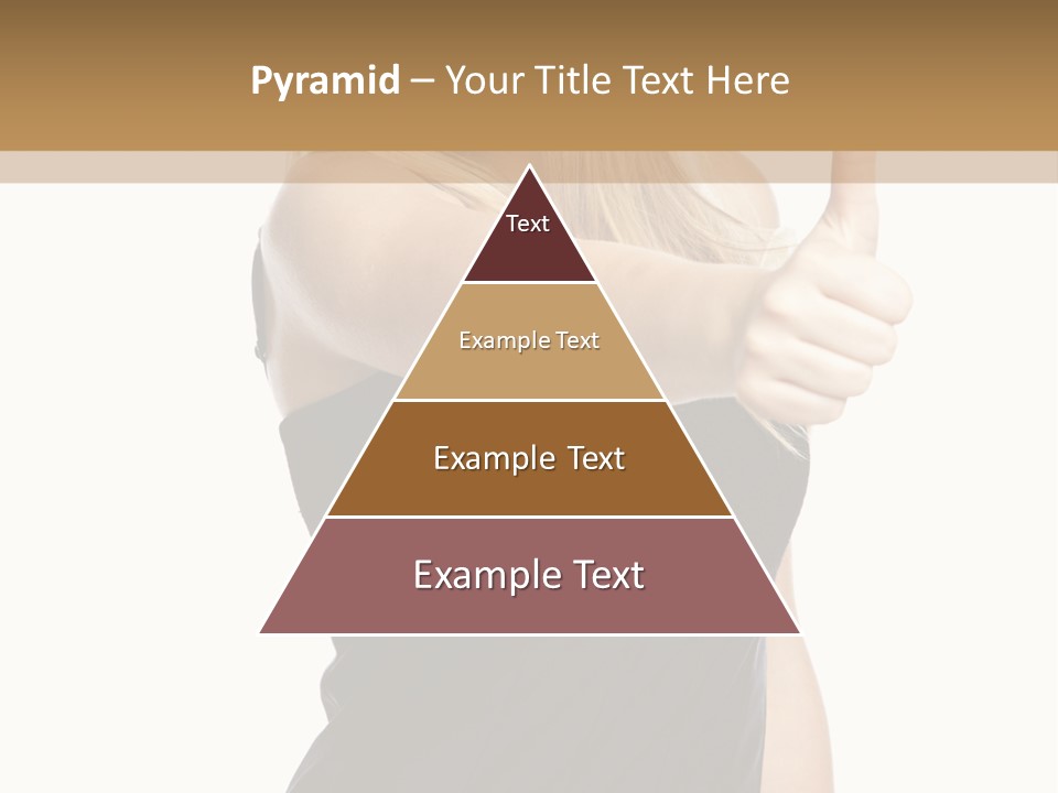 Finger Beautiful Young PowerPoint Template