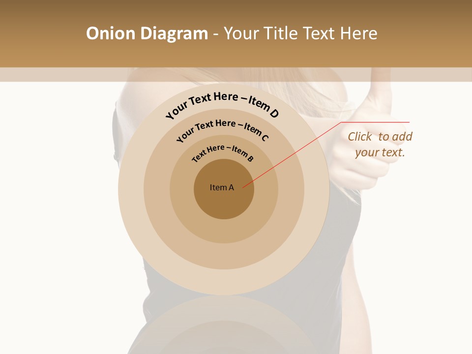 Finger Beautiful Young PowerPoint Template