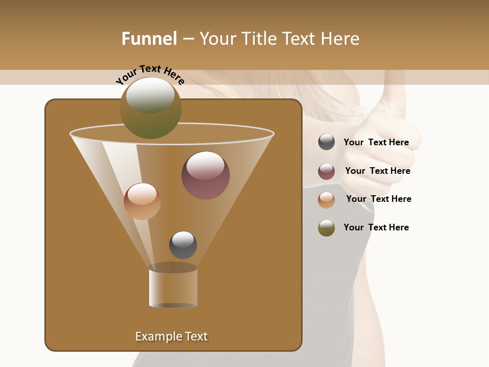 Finger Beautiful Young PowerPoint Template