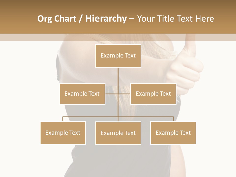 Finger Beautiful Young PowerPoint Template
