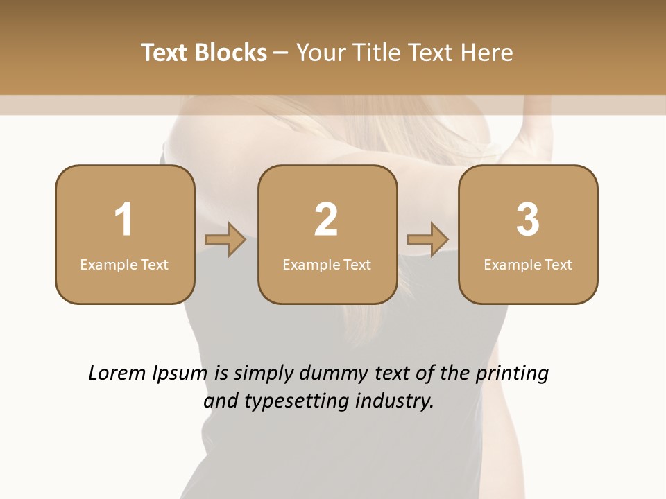Finger Beautiful Young PowerPoint Template