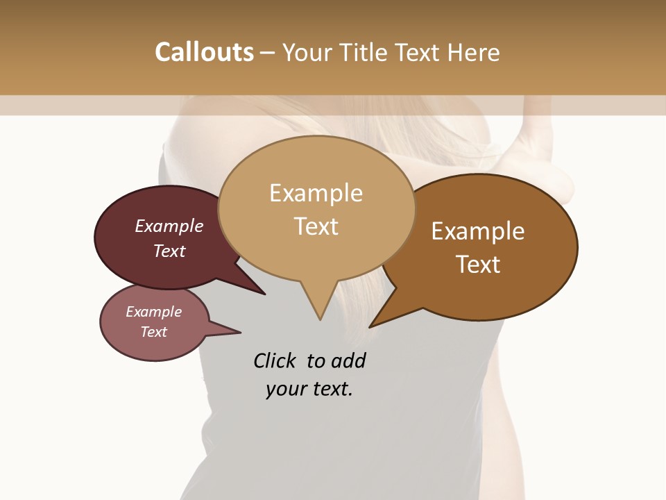 Finger Beautiful Young PowerPoint Template