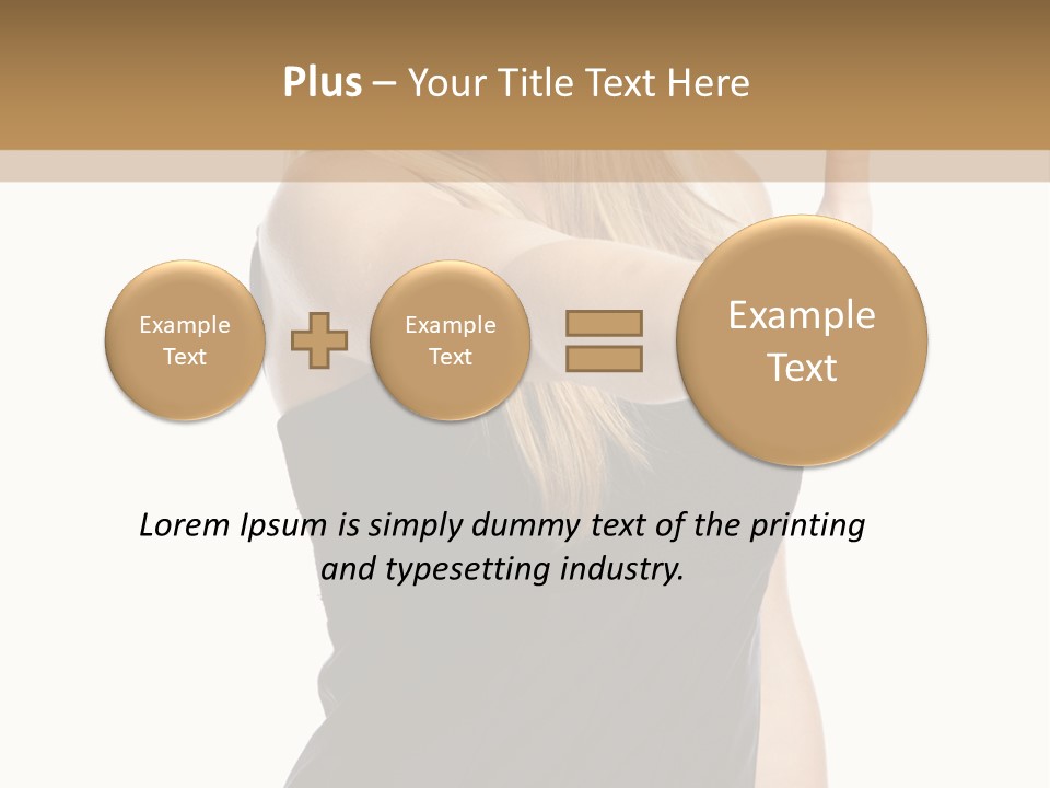 Finger Beautiful Young PowerPoint Template