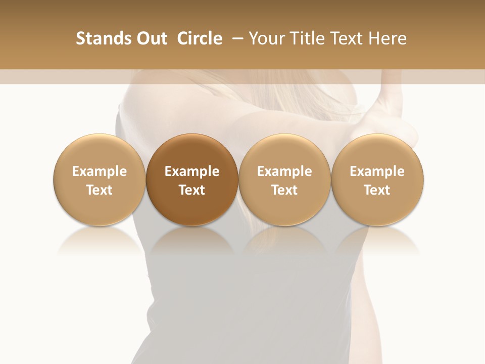 Finger Beautiful Young PowerPoint Template