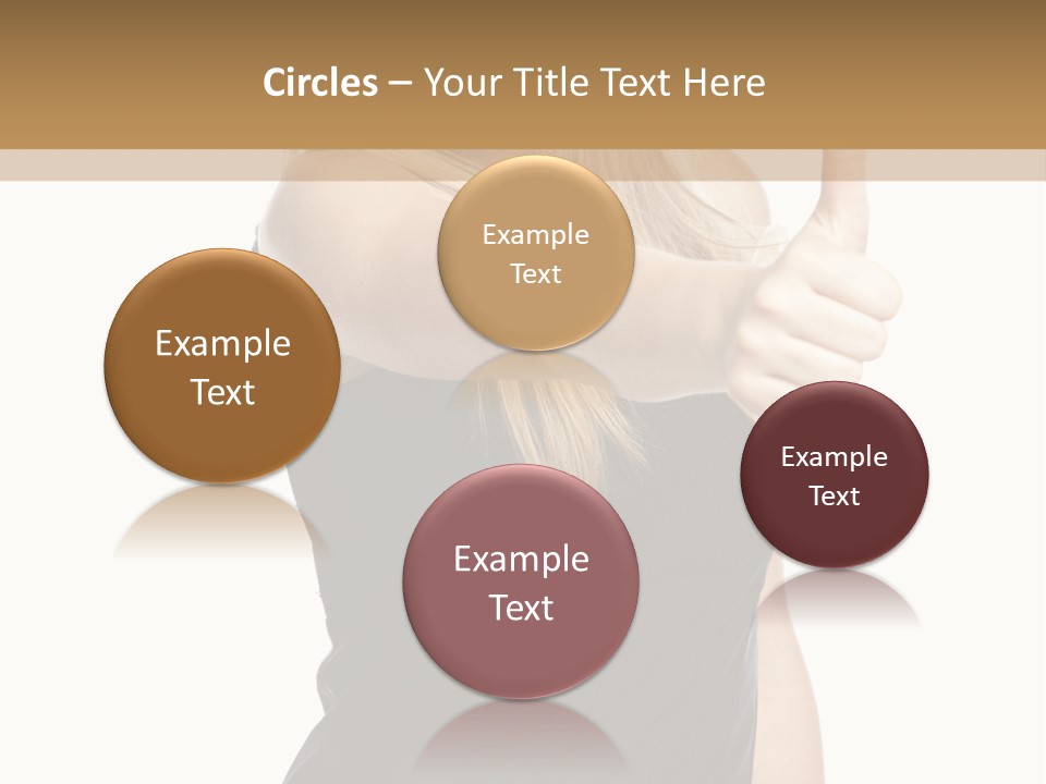 Finger Beautiful Young PowerPoint Template