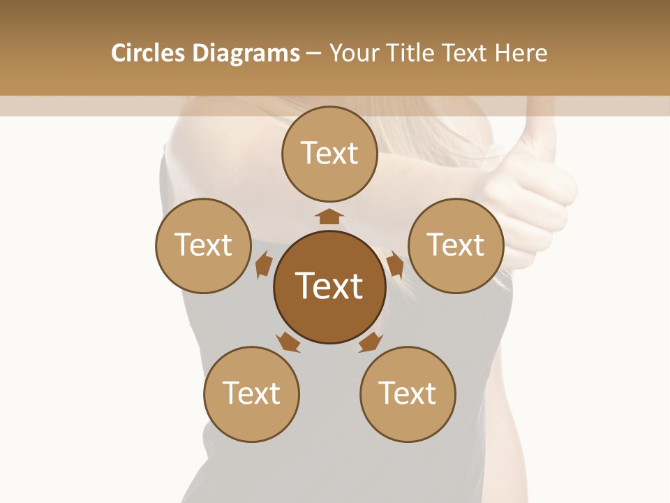 Finger Beautiful Young PowerPoint Template