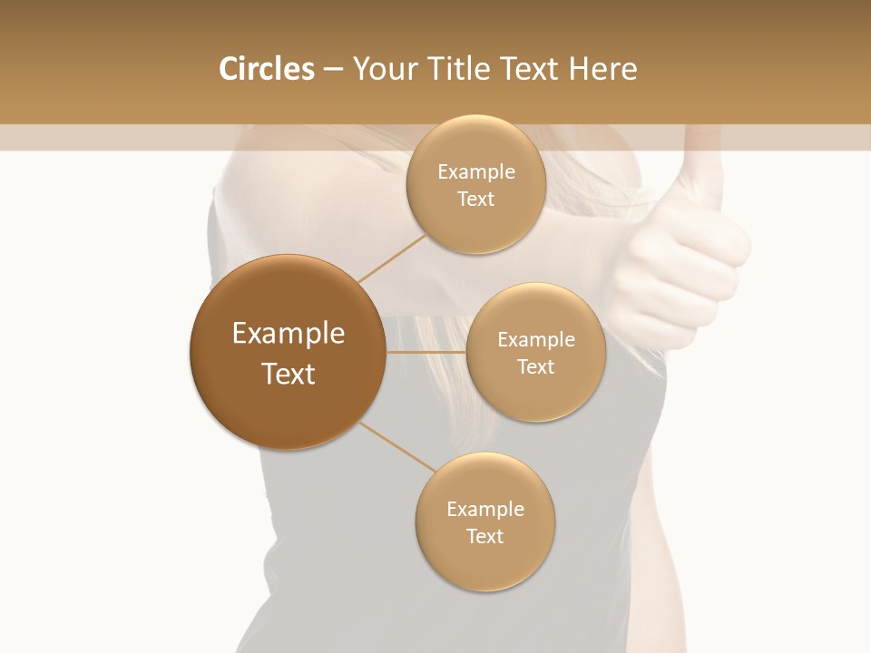 Finger Beautiful Young PowerPoint Template