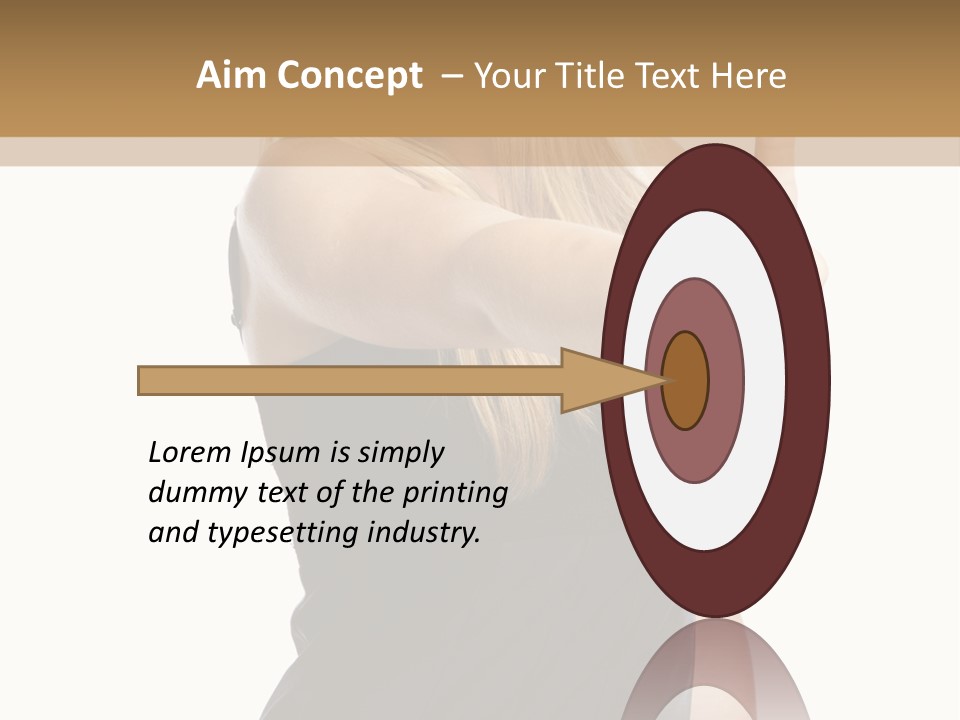 Finger Beautiful Young PowerPoint Template