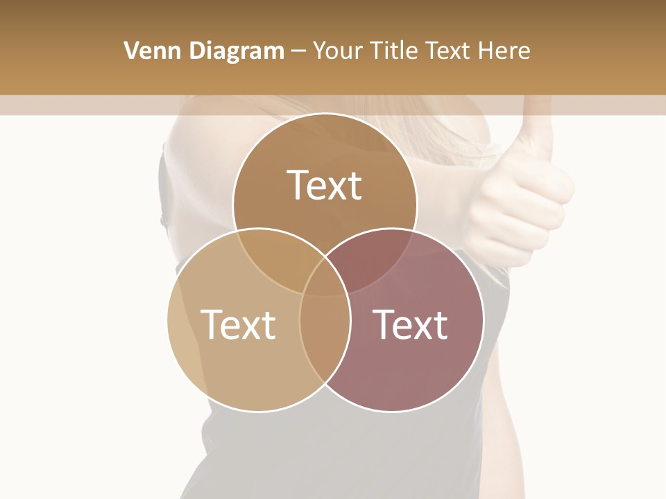 Finger Beautiful Young PowerPoint Template