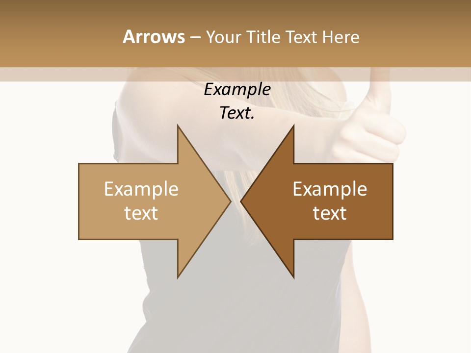 Finger Beautiful Young PowerPoint Template