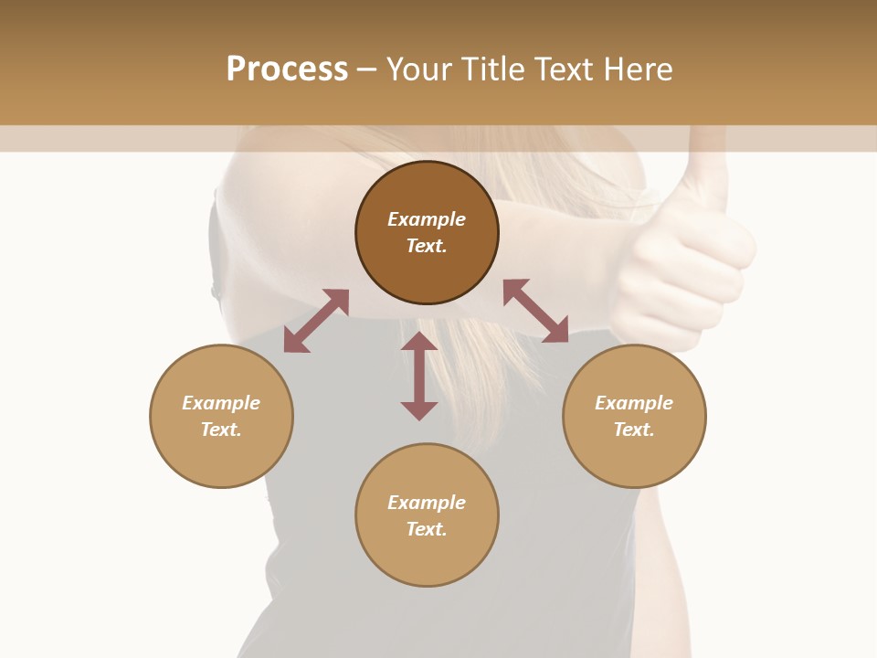 Finger Beautiful Young PowerPoint Template