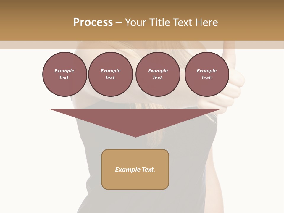 Finger Beautiful Young PowerPoint Template
