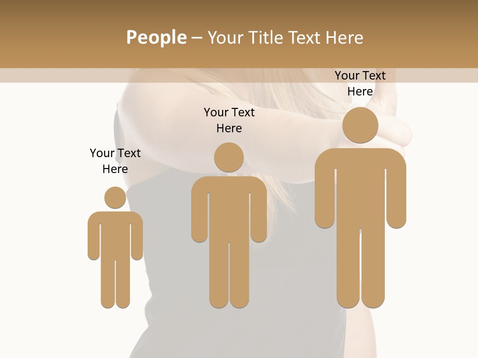 Finger Beautiful Young PowerPoint Template