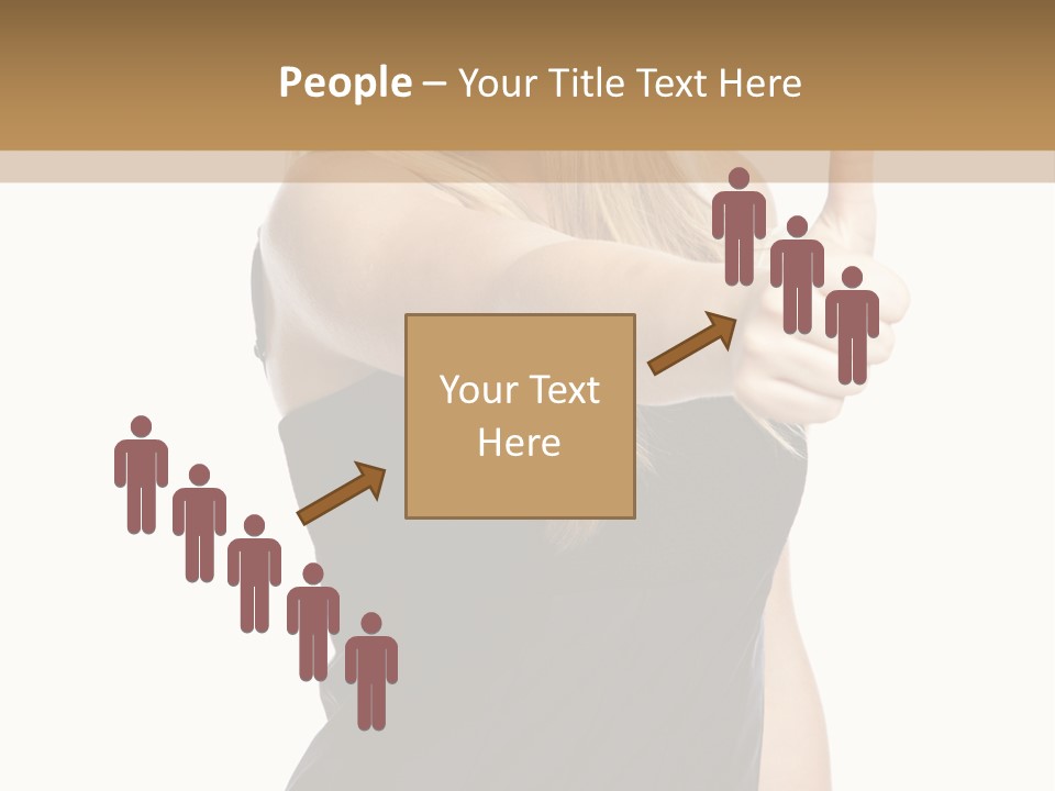 Finger Beautiful Young PowerPoint Template