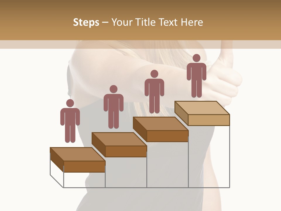 Finger Beautiful Young PowerPoint Template