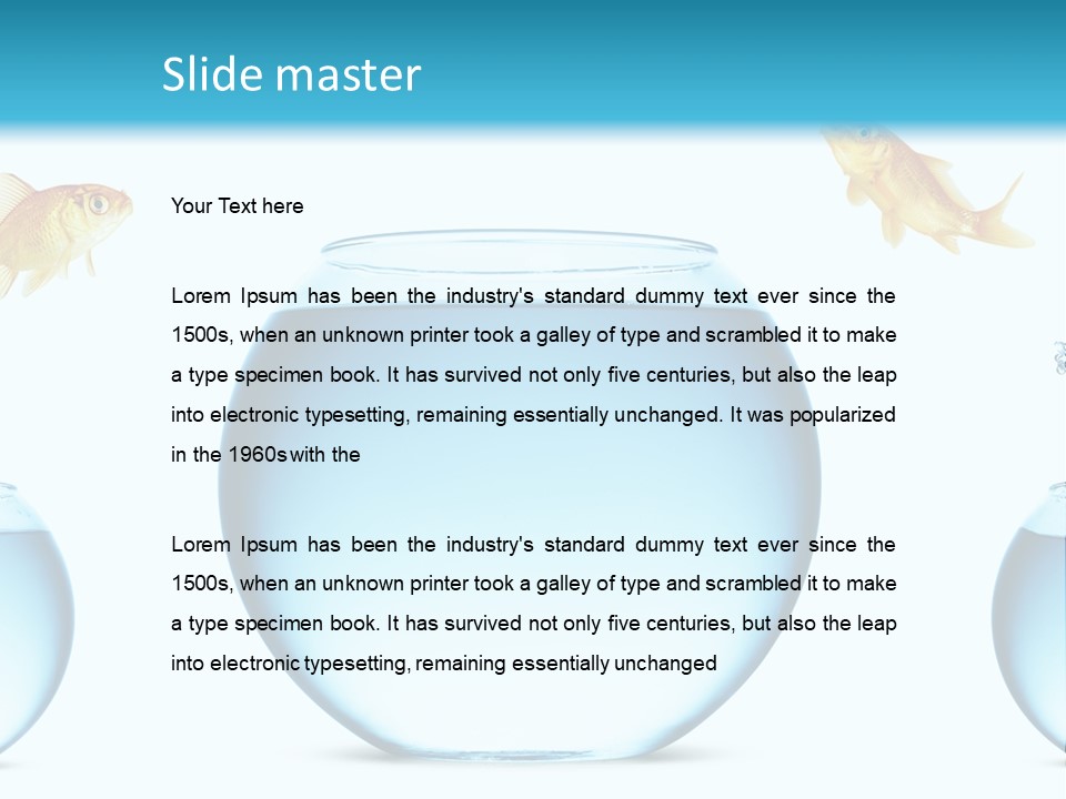 White Background Tank PowerPoint Template