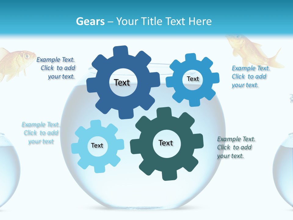 White Background Tank PowerPoint Template
