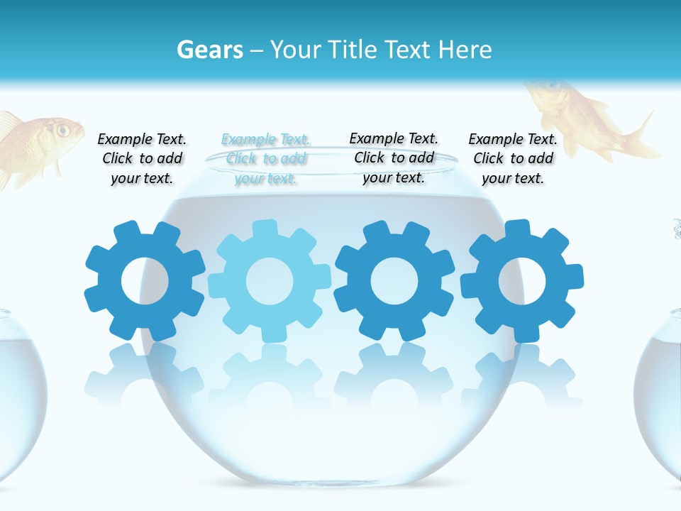 White Background Tank PowerPoint Template