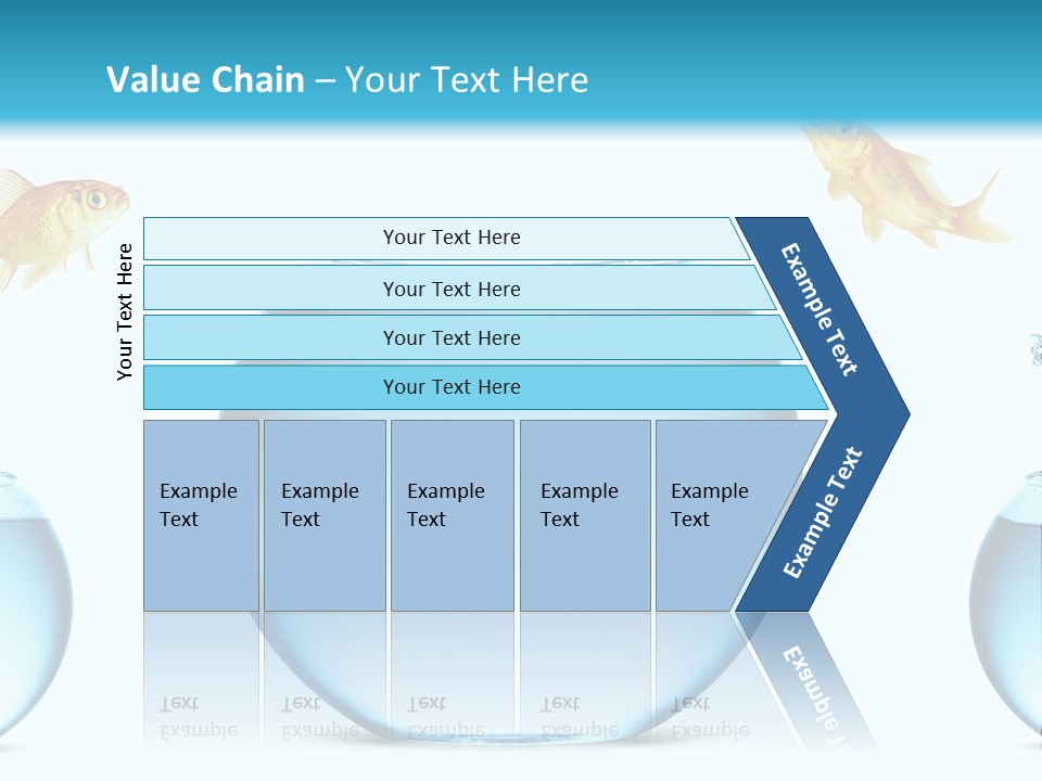 White Background Tank PowerPoint Template