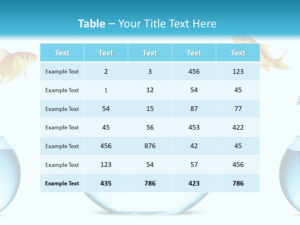 White Background Tank PowerPoint Template