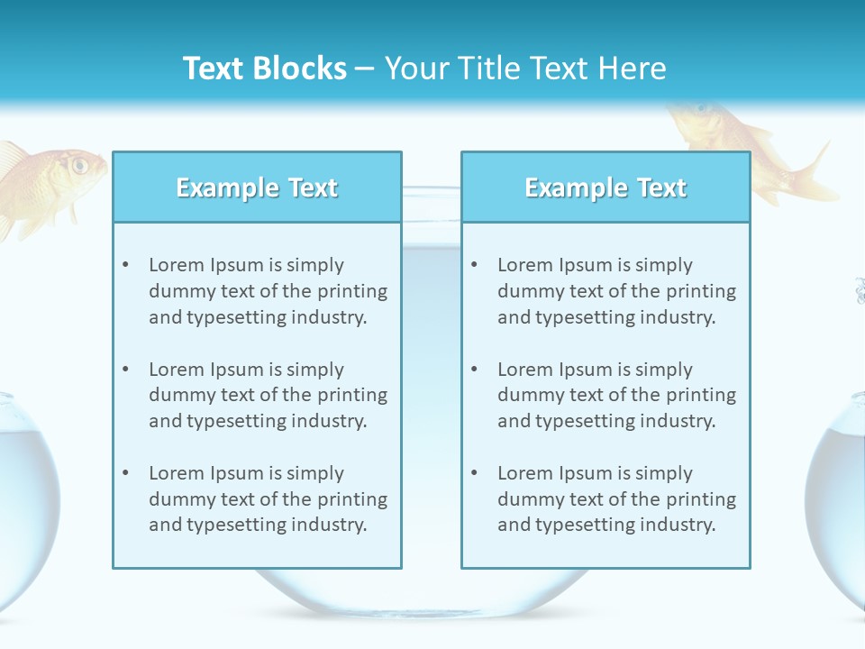 White Background Tank PowerPoint Template