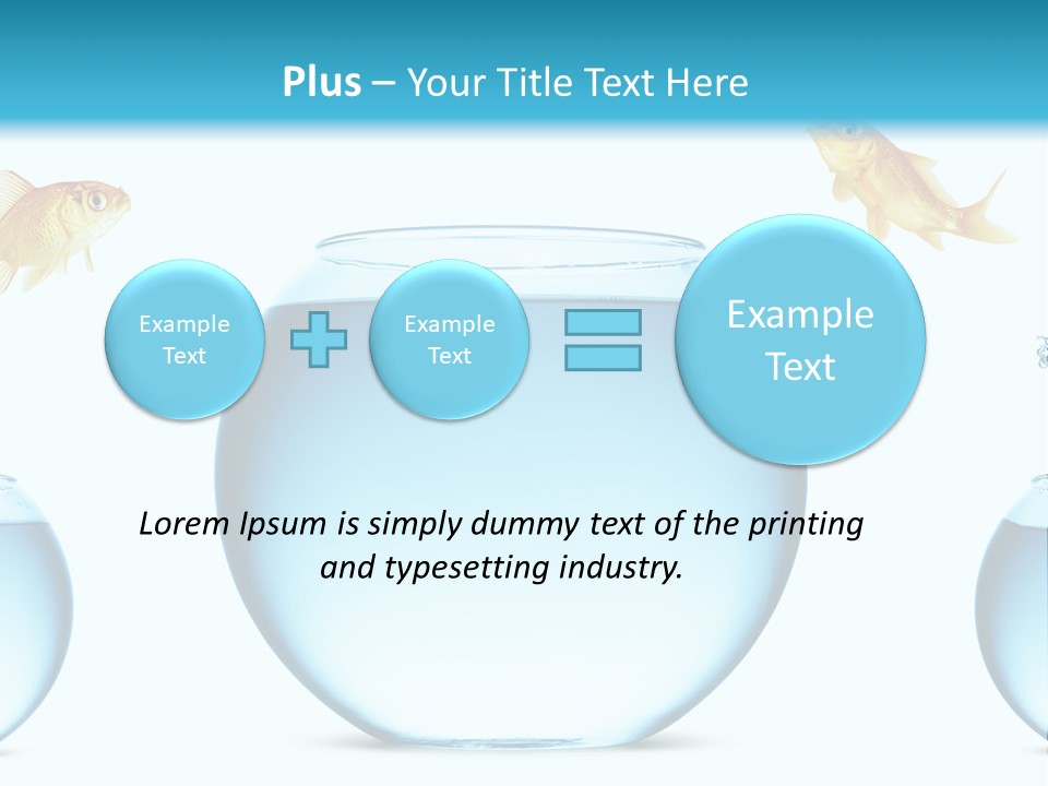 White Background Tank PowerPoint Template