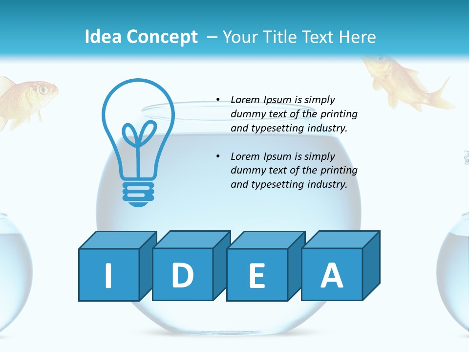 White Background Tank PowerPoint Template