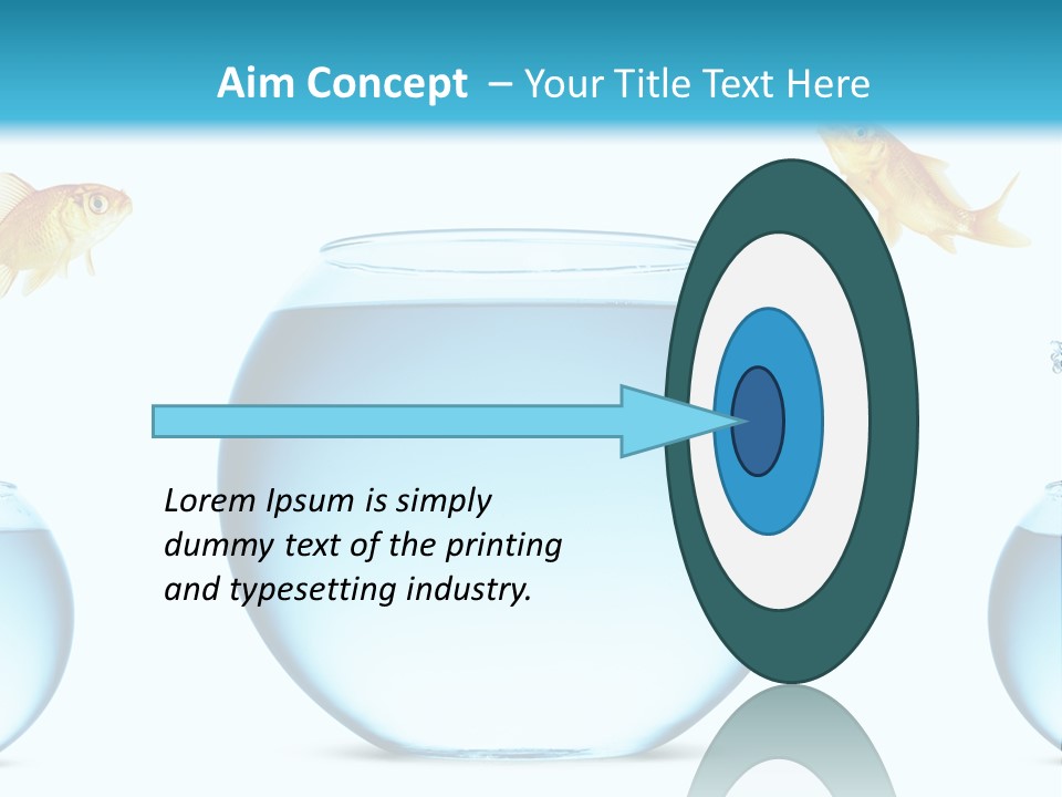 White Background Tank PowerPoint Template