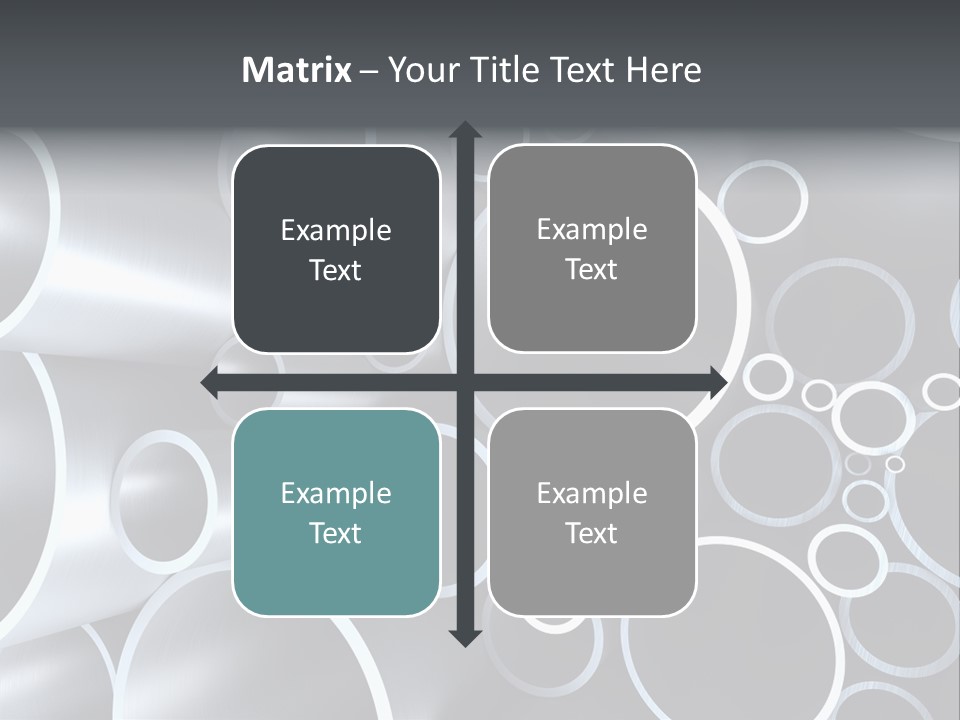 Industry Illustration Pipe PowerPoint Template