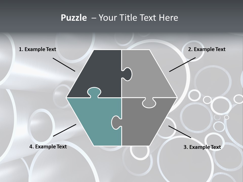 Industry Illustration Pipe PowerPoint Template