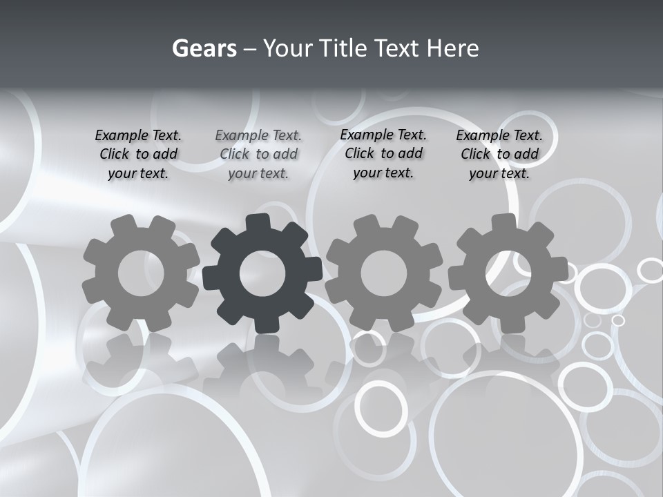 Industry Illustration Pipe PowerPoint Template