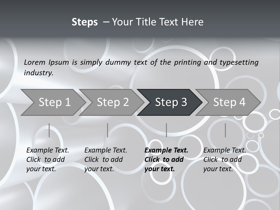 Industry Illustration Pipe PowerPoint Template