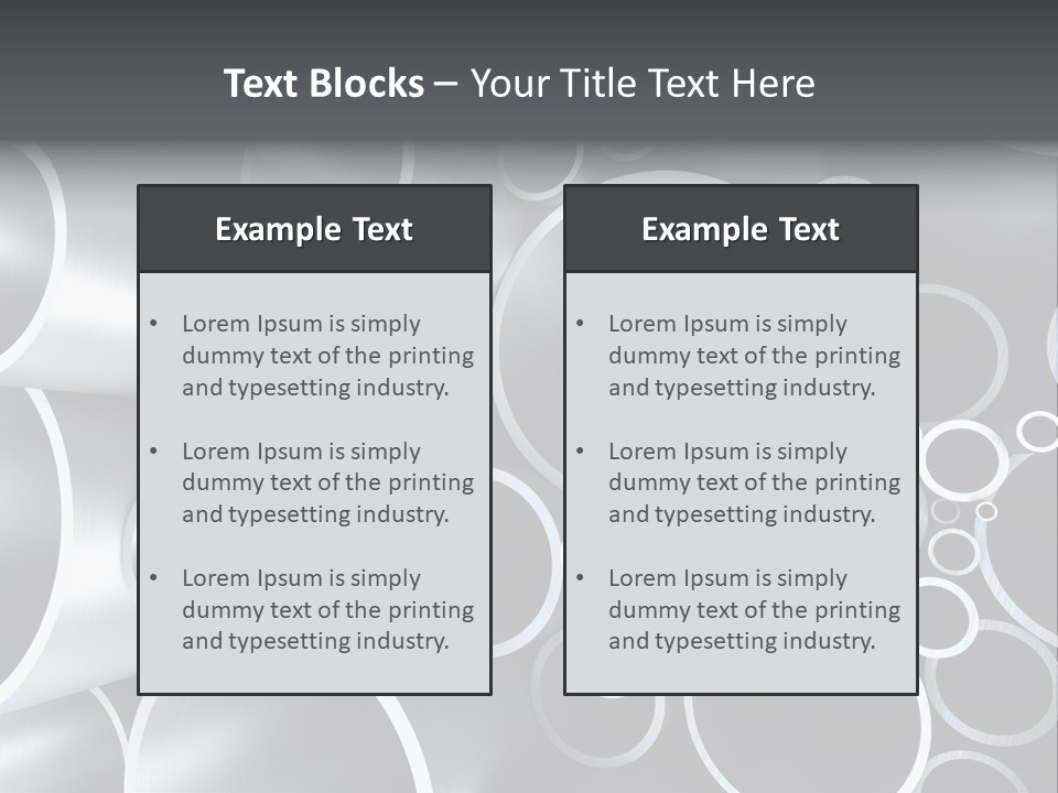 Industry Illustration Pipe PowerPoint Template