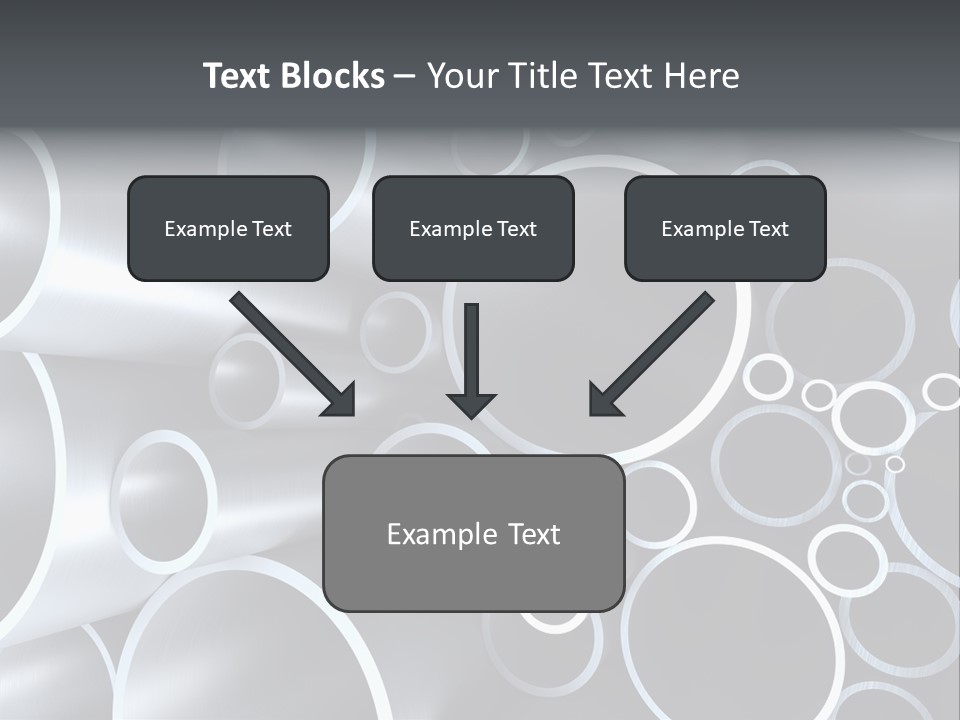 Industry Illustration Pipe PowerPoint Template