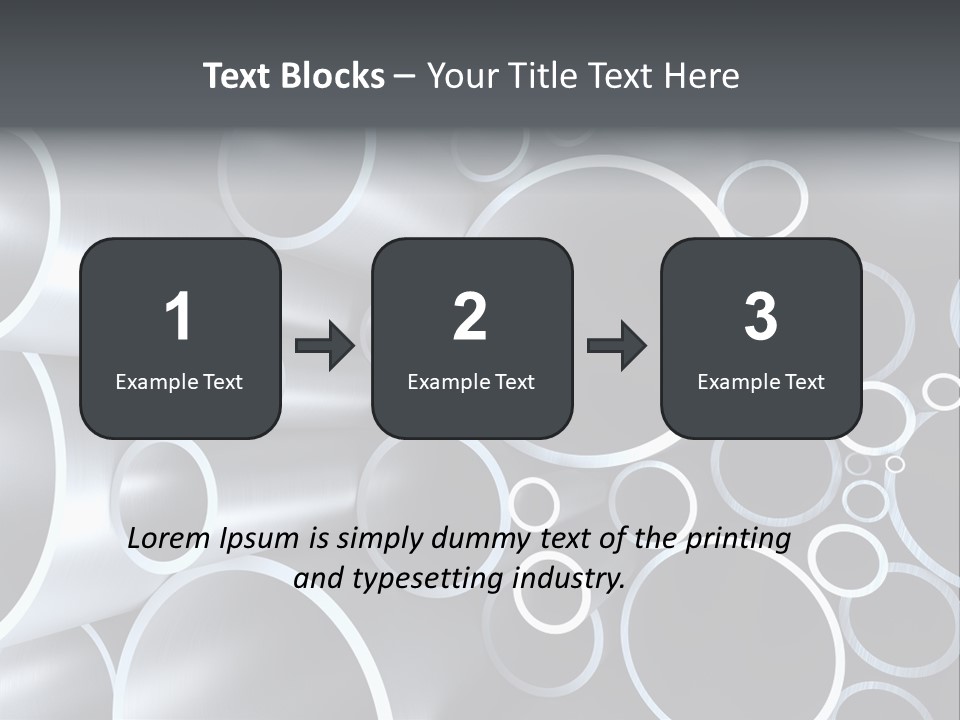 Industry Illustration Pipe PowerPoint Template
