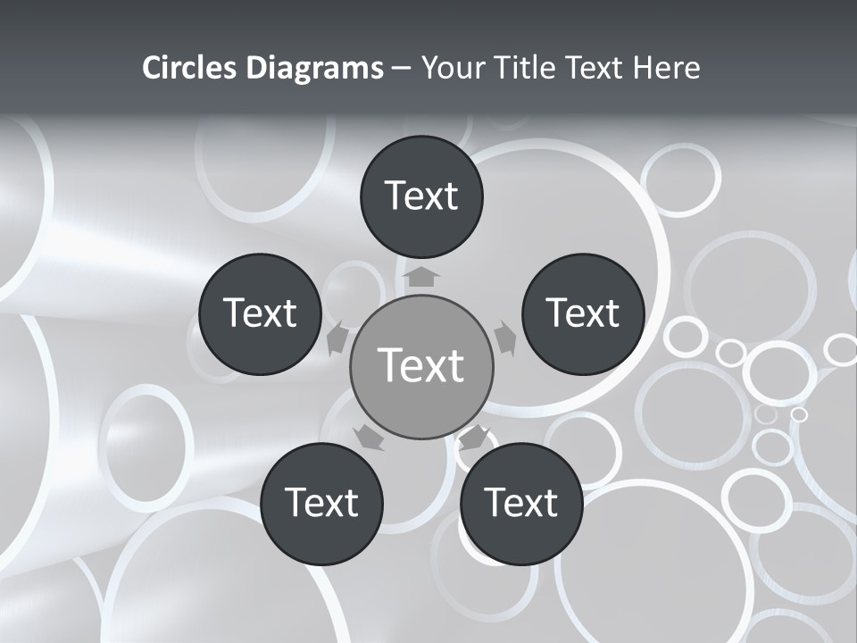 Industry Illustration Pipe PowerPoint Template