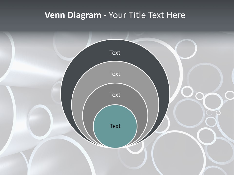 Industry Illustration Pipe PowerPoint Template