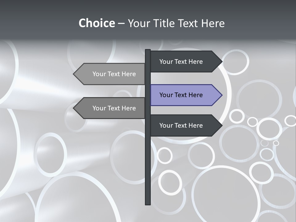 Industry Illustration Pipe PowerPoint Template