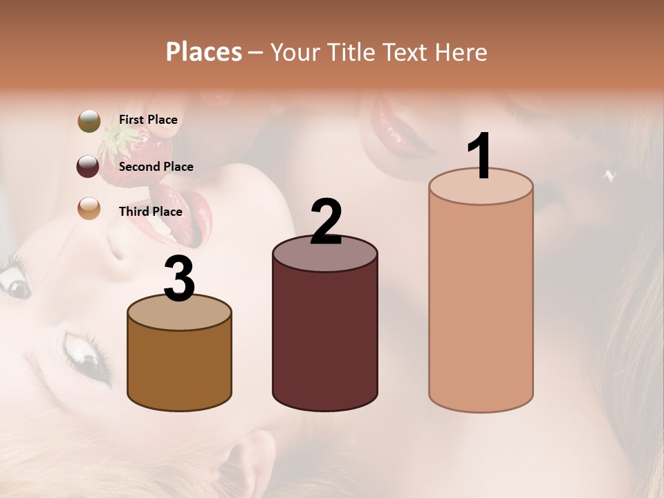 Vogue Friend Strawberry PowerPoint Template