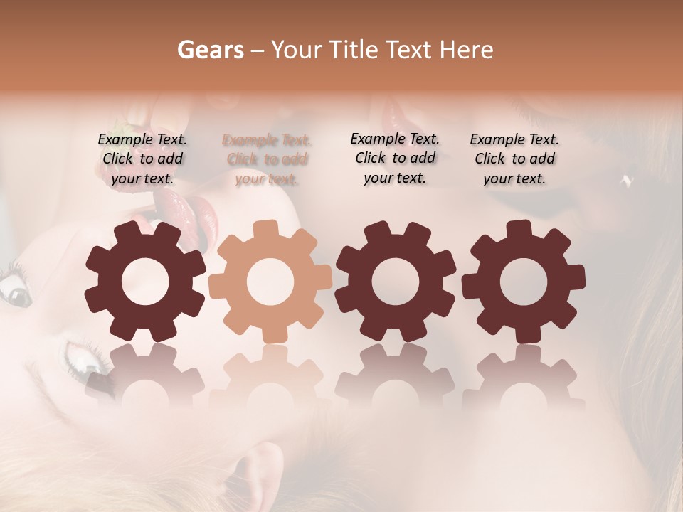 Vogue Friend Strawberry PowerPoint Template