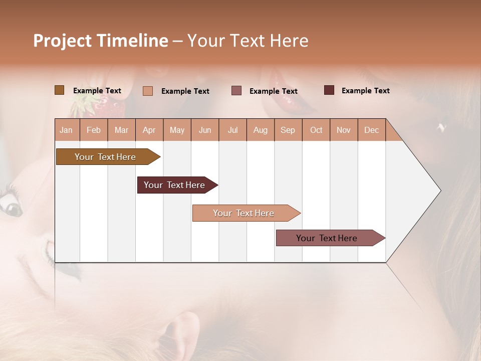 Vogue Friend Strawberry PowerPoint Template