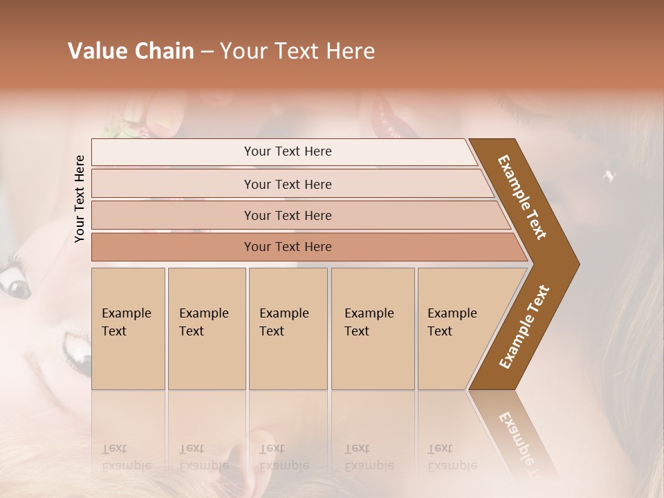 Vogue Friend Strawberry PowerPoint Template