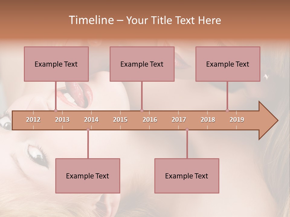 Vogue Friend Strawberry PowerPoint Template